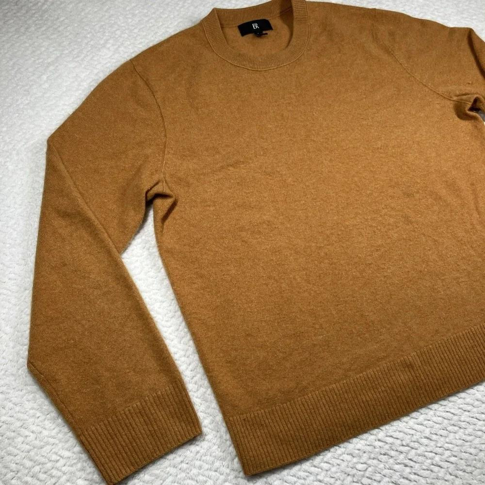 Banana Republic 100% Cashmere Crewneck Sweater Brown Large